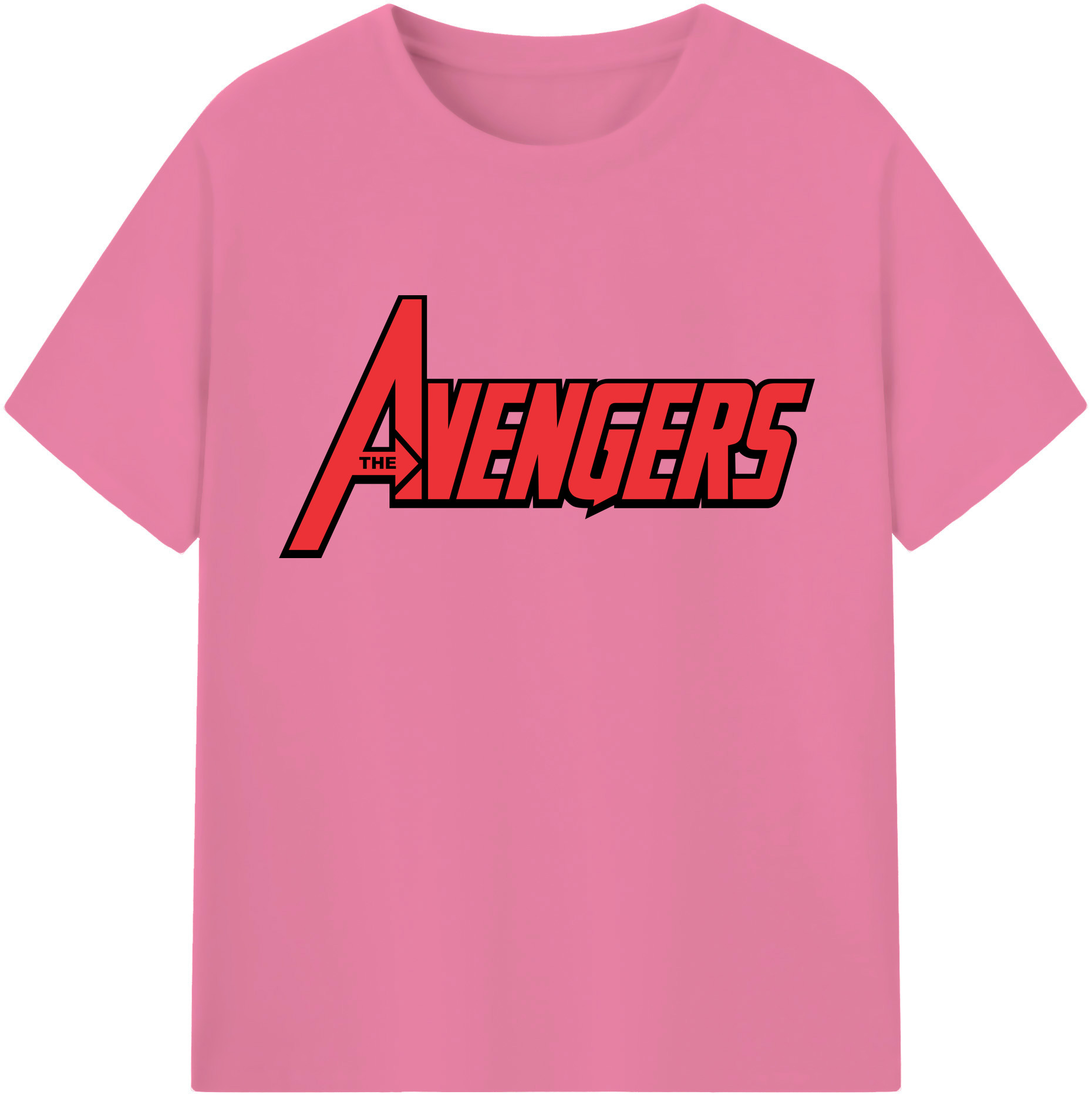 （画像用） アベンジャーズ The Avengers 綿100％半袖Tシャツ（フロントプリント）